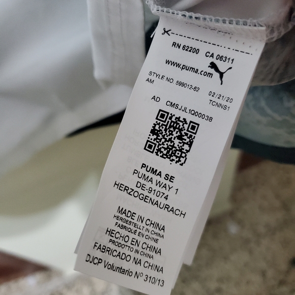 SOLD. PUMA x LIU WEN White Ocean Oversized tee - Picture 10 of 11